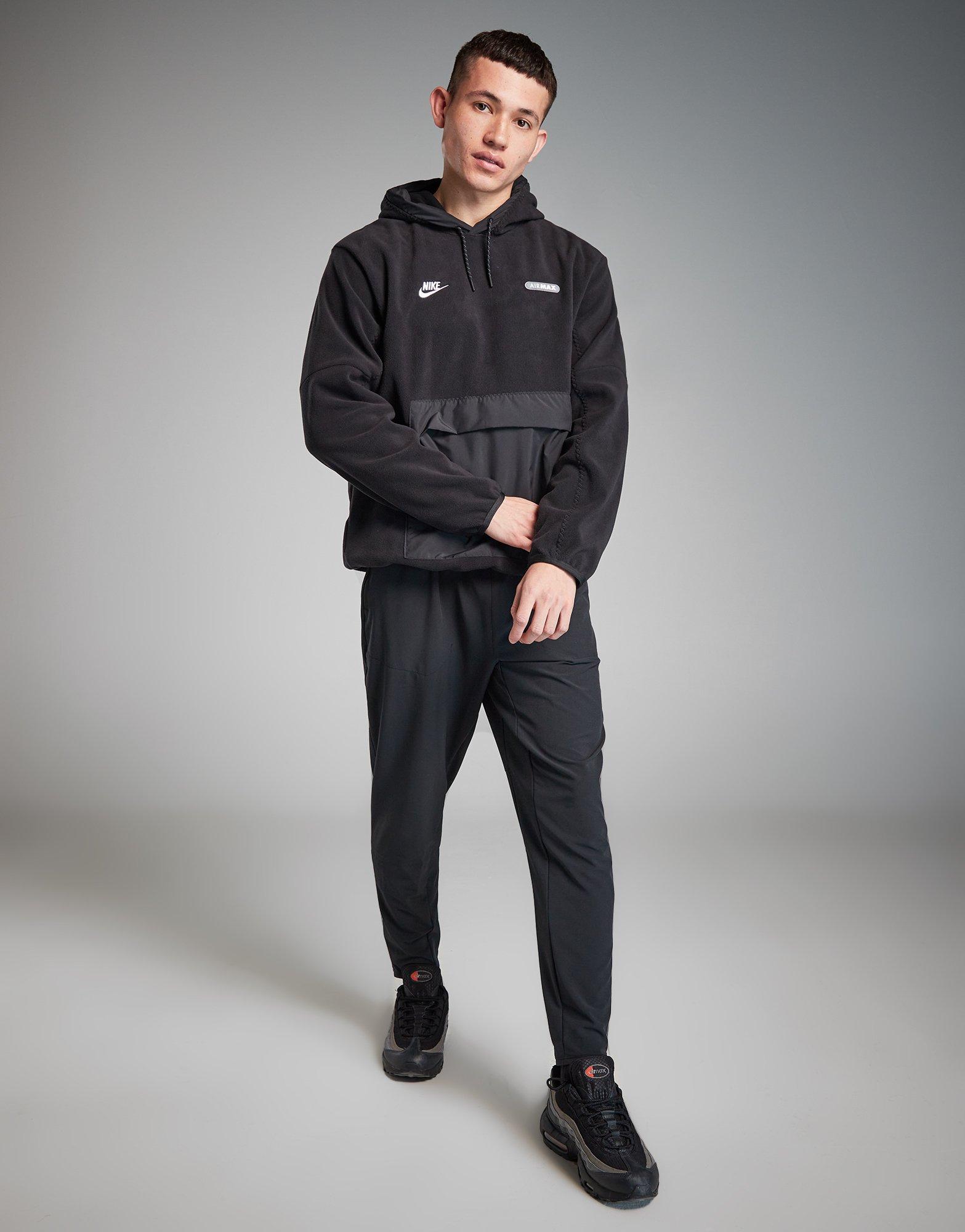 Vyriškas džemperis NIKE DŽEMPERIS SU GOBTUVU M NSW AIR MAX PLR FLC FN7859-010 Juoda