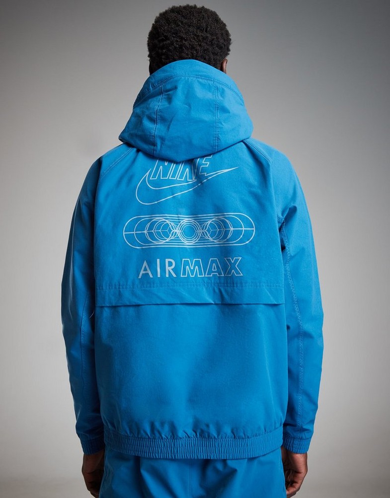 Bluza męska NIKE BLUZA M NSW AIR MAX WVN JACKET FN0243-457 Niebieski