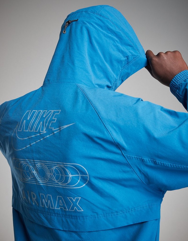 Bluza męska NIKE BLUZA M NSW AIR MAX WVN JACKET FN0243-457 Niebieski