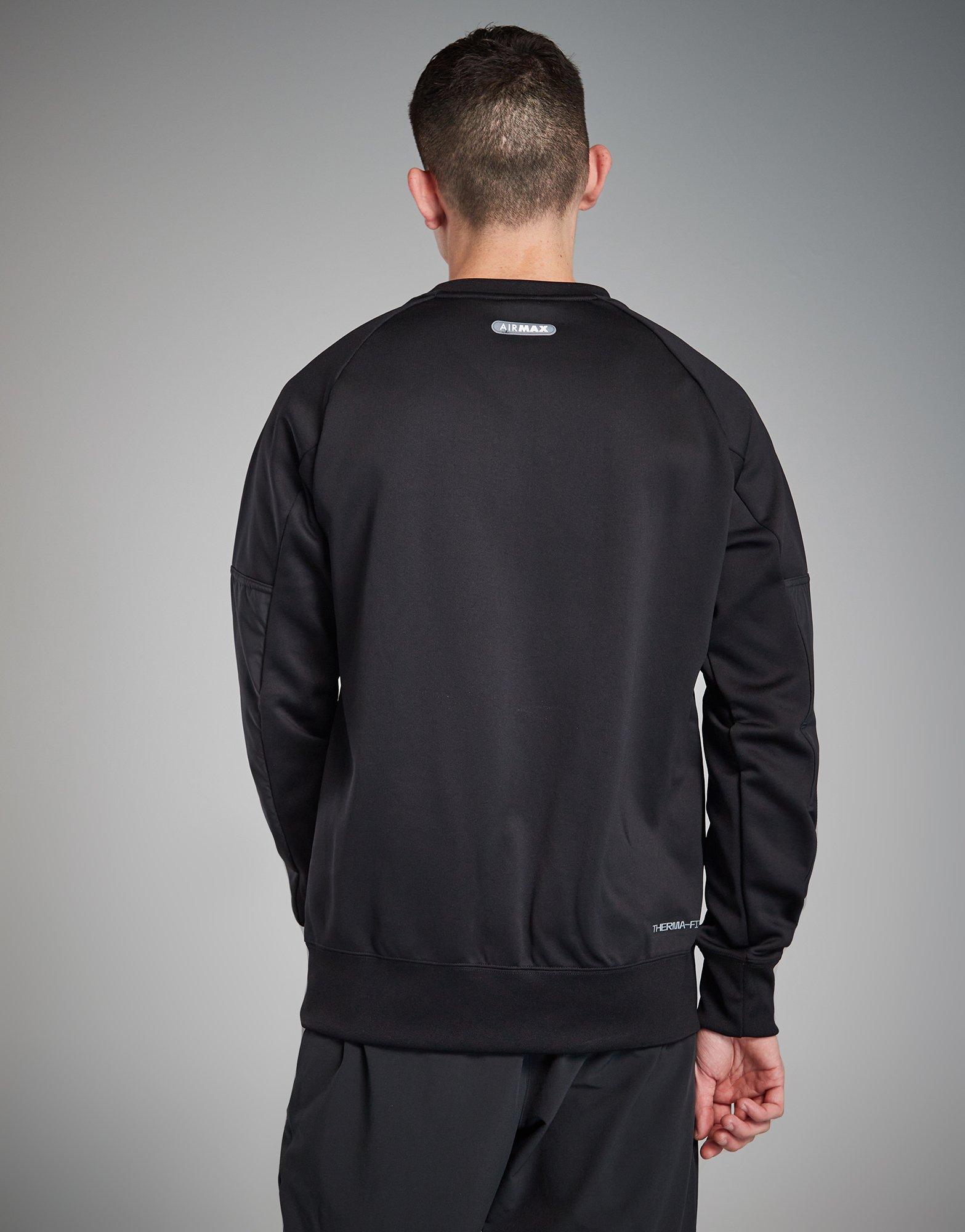 Bluză pentru bărbați NIKE BLUZĂ M NSW AIR MAX CVS CREW FN7892-010 Negru