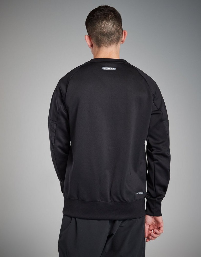 Bluza męska NIKE BLUZA M NSW AIR MAX CVS CREW FN7892-010 Czarny