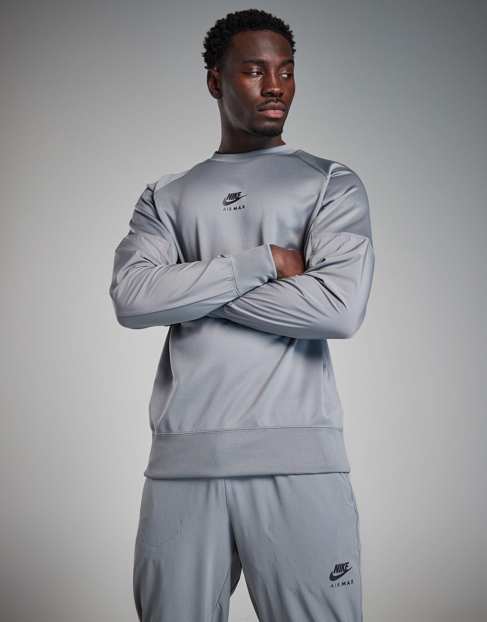 Muški gornji dio trenirke NIKE VESTA M NSW AIR MAX CVS CREW FN7892-065 siva