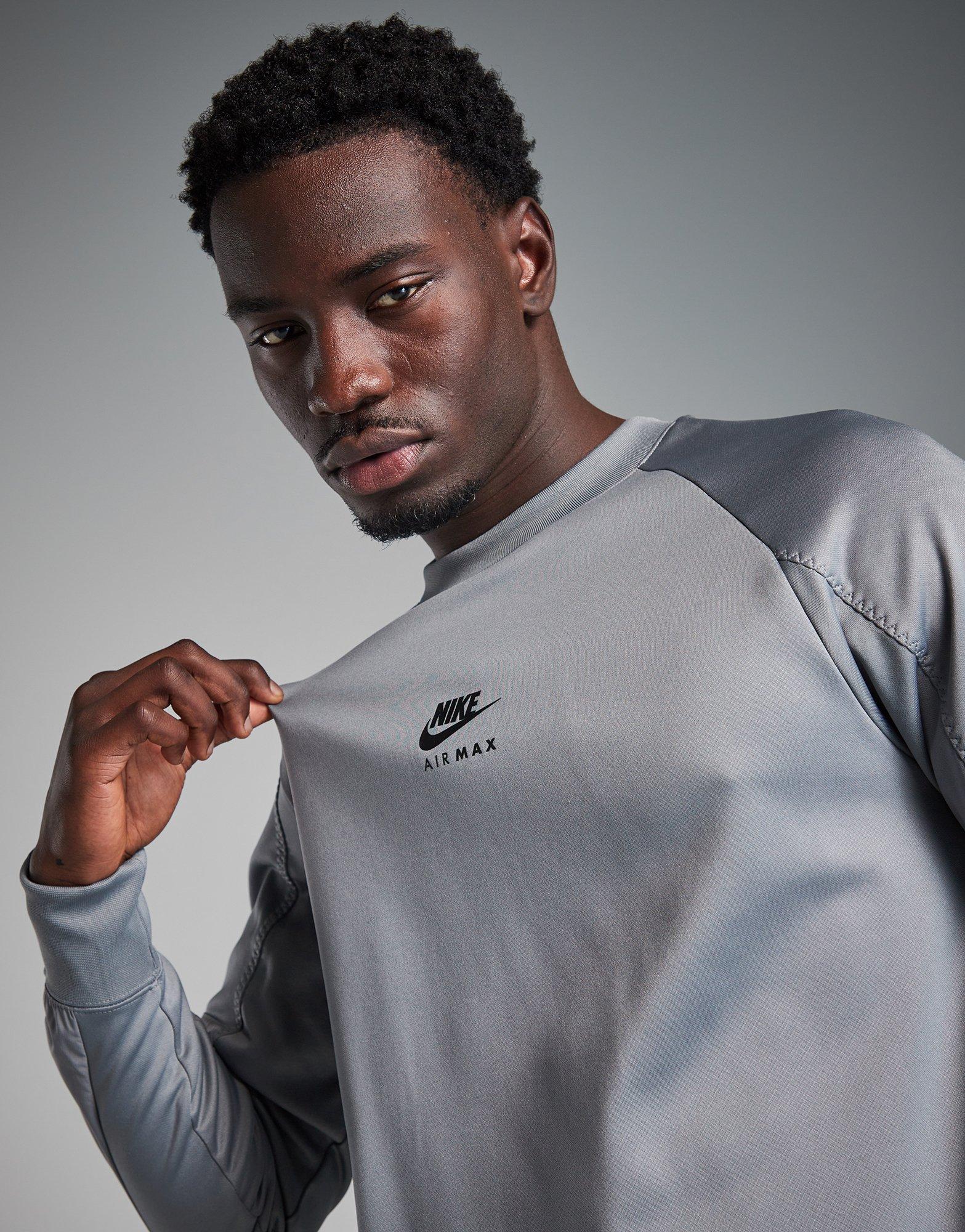 Muški gornji dio trenirke NIKE VESTA M NSW AIR MAX CVS CREW FN7892-065 siva