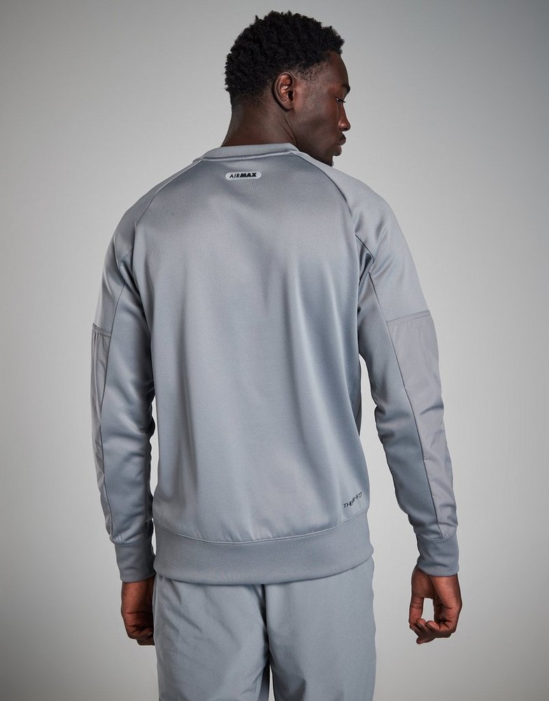Чоловічі кофти NIKE КОФТА M NSW AIR MAX CVS CREW FN7892-065 Сірий