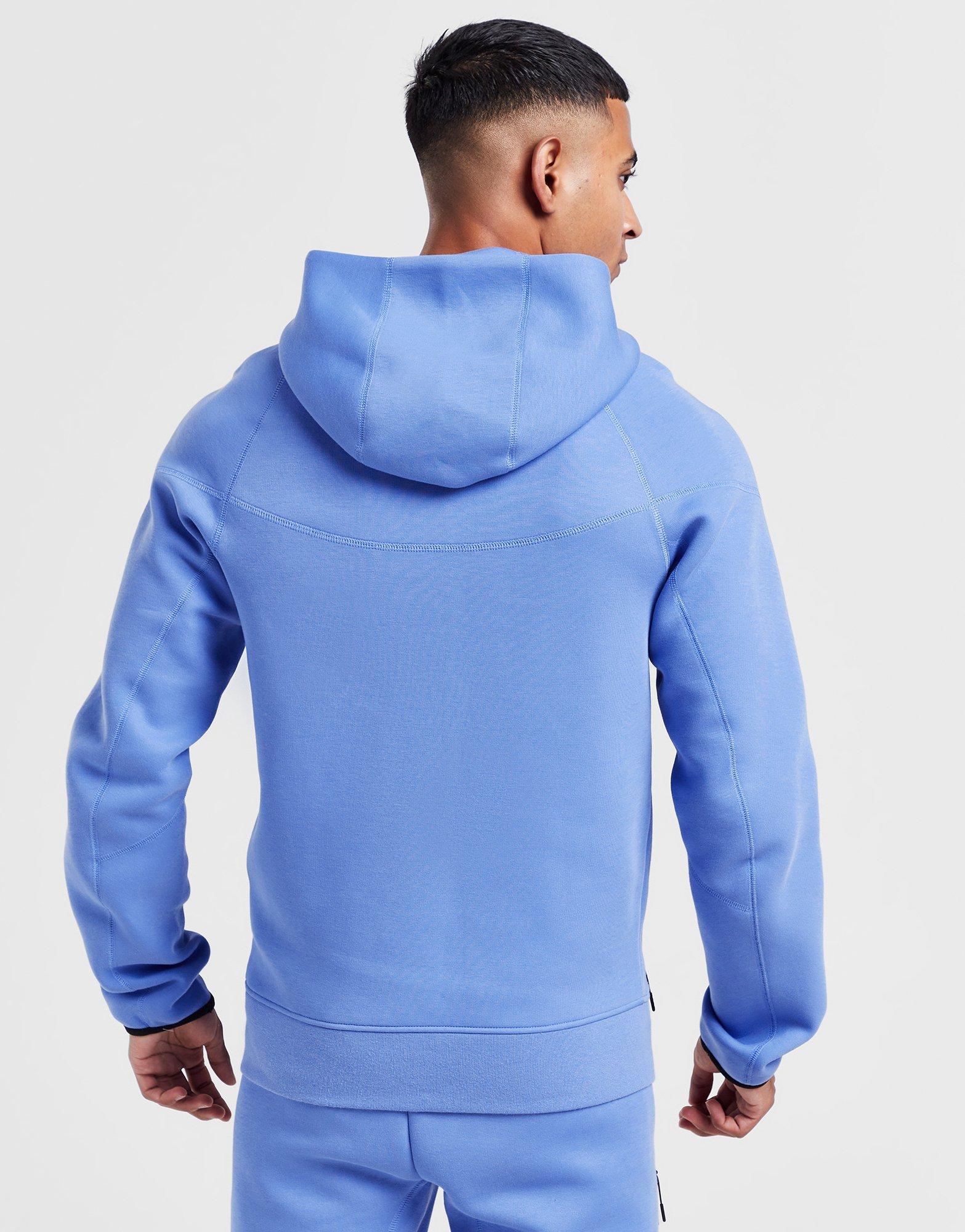Мъжка блуза NIKE СУИТЧЪР С КАЧУЛКА M NK TCH FLC FZ WR HOODIE FB7921-450 Син