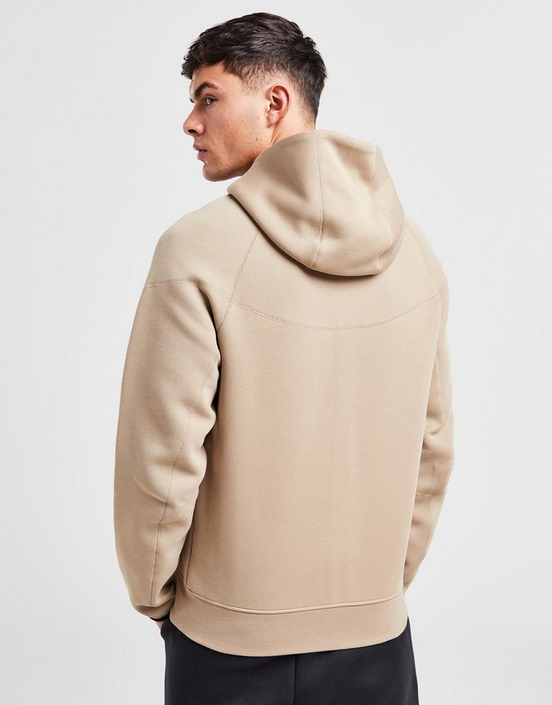 Bluza męska NIKE BLUZA Z KAPTUREM M NK TCH FLC FZ WR FB7921-247 Khaki