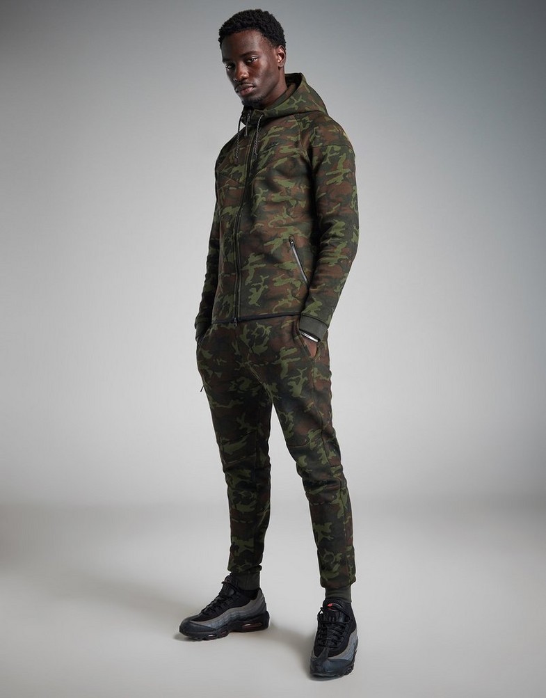Pánské kalhoty NIKE KALHOTY  M NSW TCH FLC JGGR OG 10YR CAM FN3925-355 Černá
