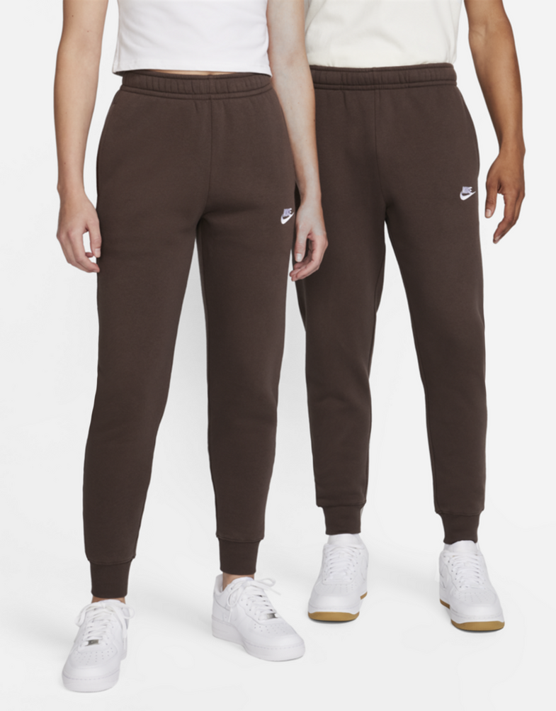 NIKE   SPODNIE SPORTSWEAR CLUB FLEECE BV2671-237 Brązowy