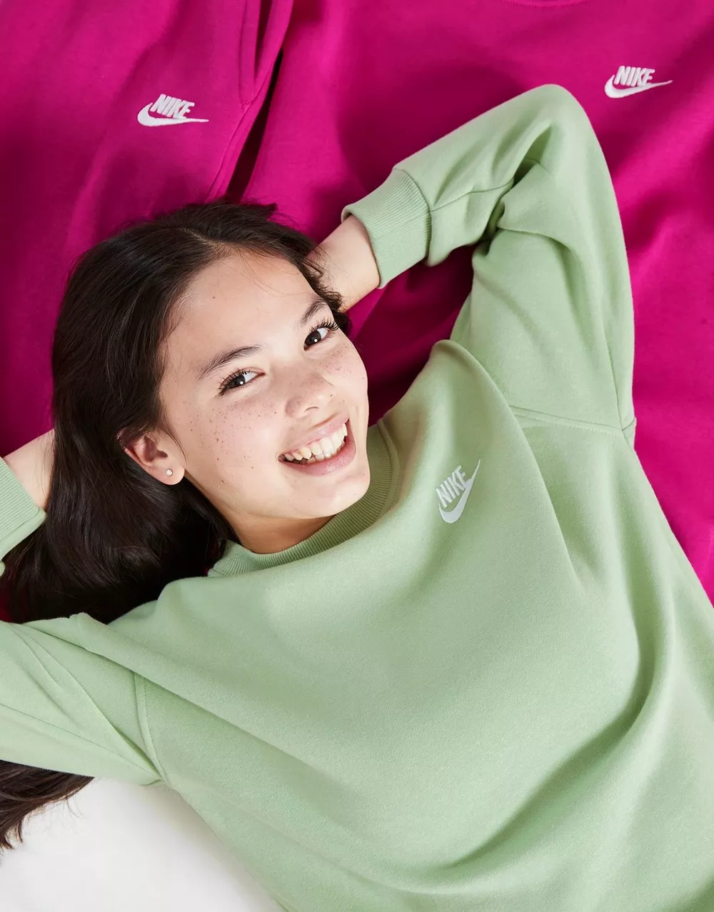 NIKE КОФТА G NSW CLUB FLC OVRSZD LBR GIRL, фото 1 з 5