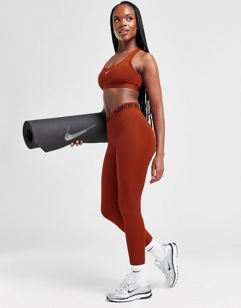 Legginsy damskie NIKE LEGGINGS NIKE PRO 365 TIGHT CZ9779-832 Brązowy