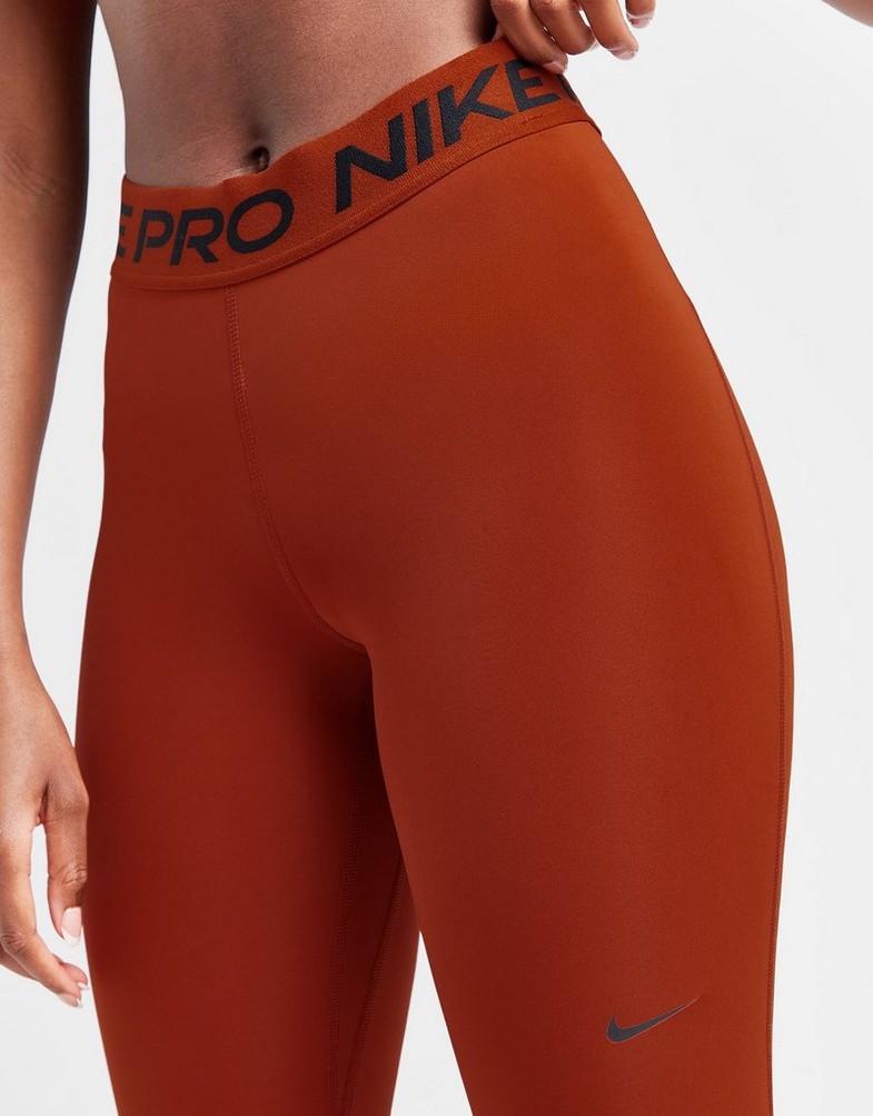 Legginsy damskie NIKE LEGGINGS NIKE PRO 365 TIGHT CZ9779-832 Brązowy