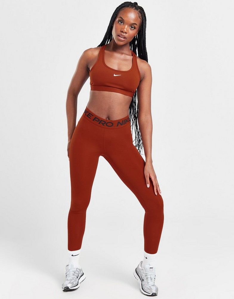 Legginsy damskie NIKE LEGGINGS NIKE PRO 365 TIGHT CZ9779-832 Brązowy