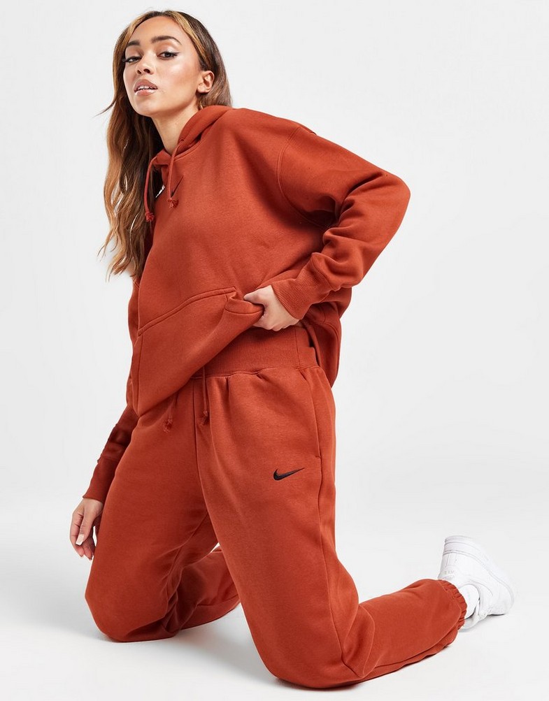 Жіночі штани NIKE ШТАНИ NSW PHNX FLC HR OS PANT DQ5887-832 Коричневий