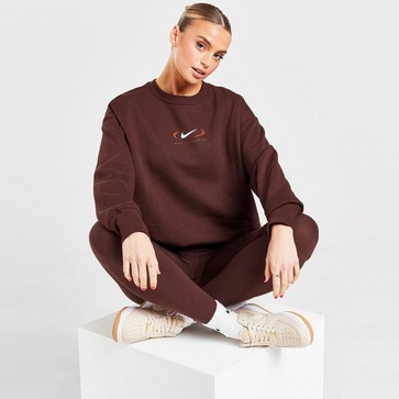 Moteriškas džemperis NIKE DŽEMPERIS NSW PHNX FLC OS CREW PRNT SW