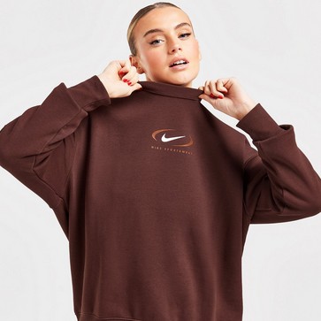 Moteriškas džemperis NIKE DŽEMPERIS NSW PHNX FLC OS CREW PRNT SW