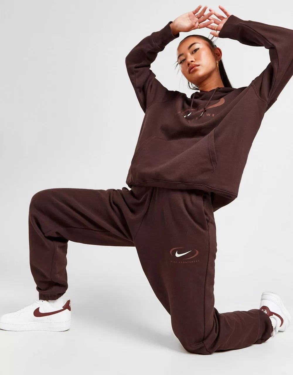 NIKE ШТАНИ NSW PHNX FLC HR OS PANT PRNT, фото 1 з 5