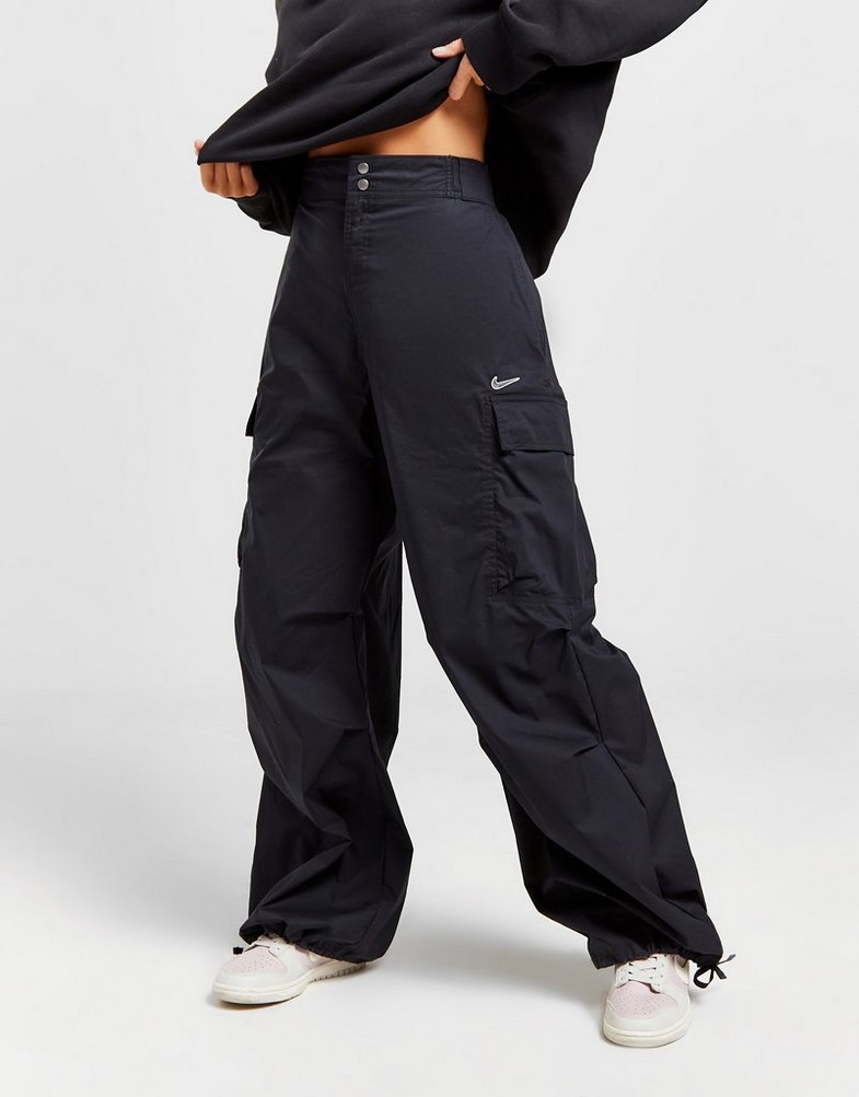 Női nadrág NIKE NADRÁG W NSW WVN OS PANT HR SW STREETSWEAR FV4969-010 Fekete