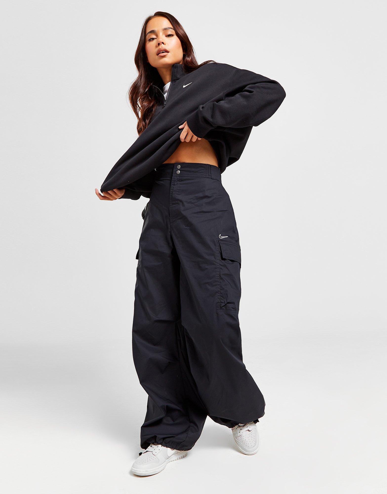 「 NIKE 」★正規品★韓国人気★AS W NSW CRC50 HR FLC PANT NIKE SPODNIE W NSW WVN OS PANT HR SW STREETSWEAR FV4969-010