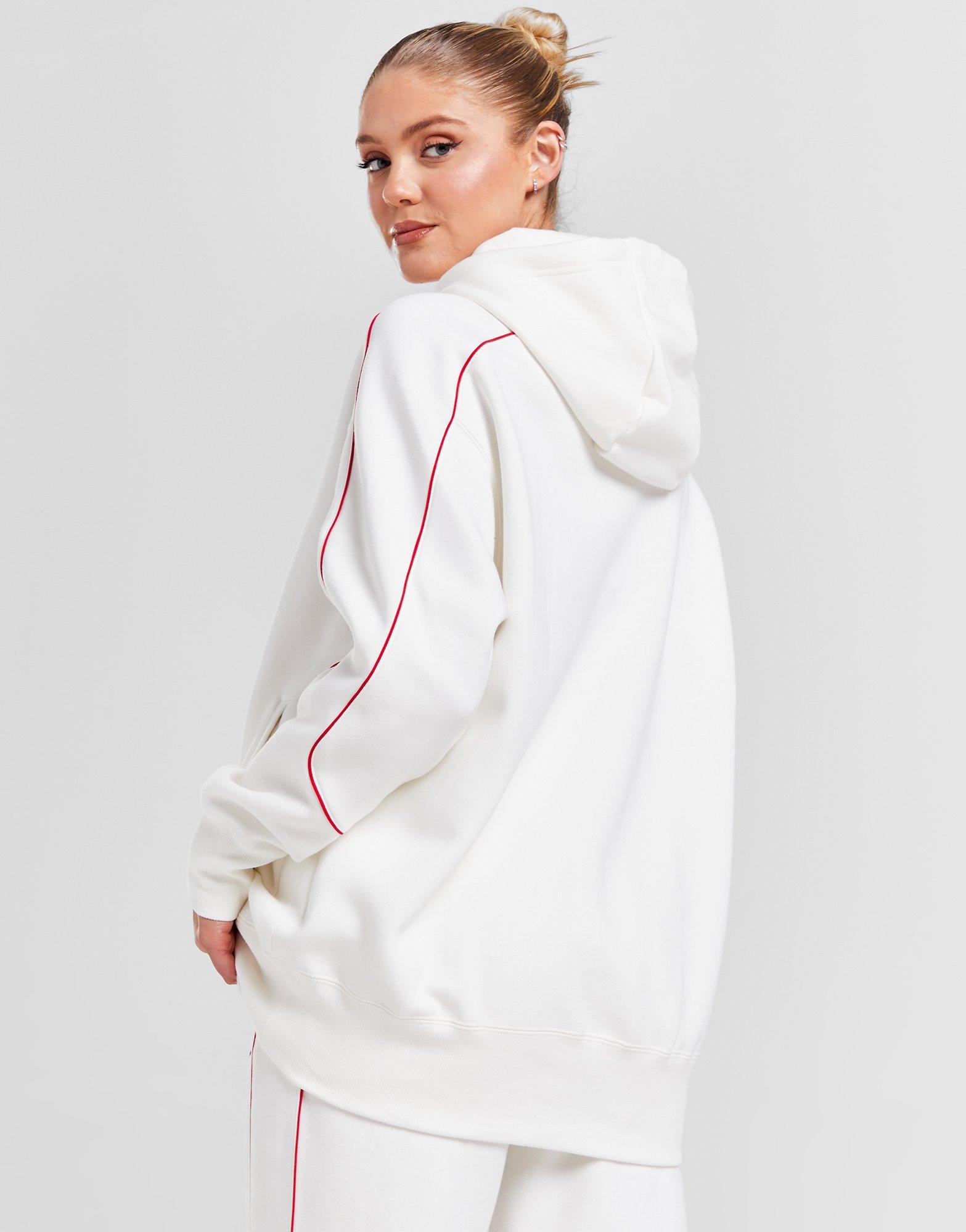 Bluză pentru femei NIKE BLUZĂ CU GLUGĂ NSW FLC OS PO HDY SW FV5311-133 Bej