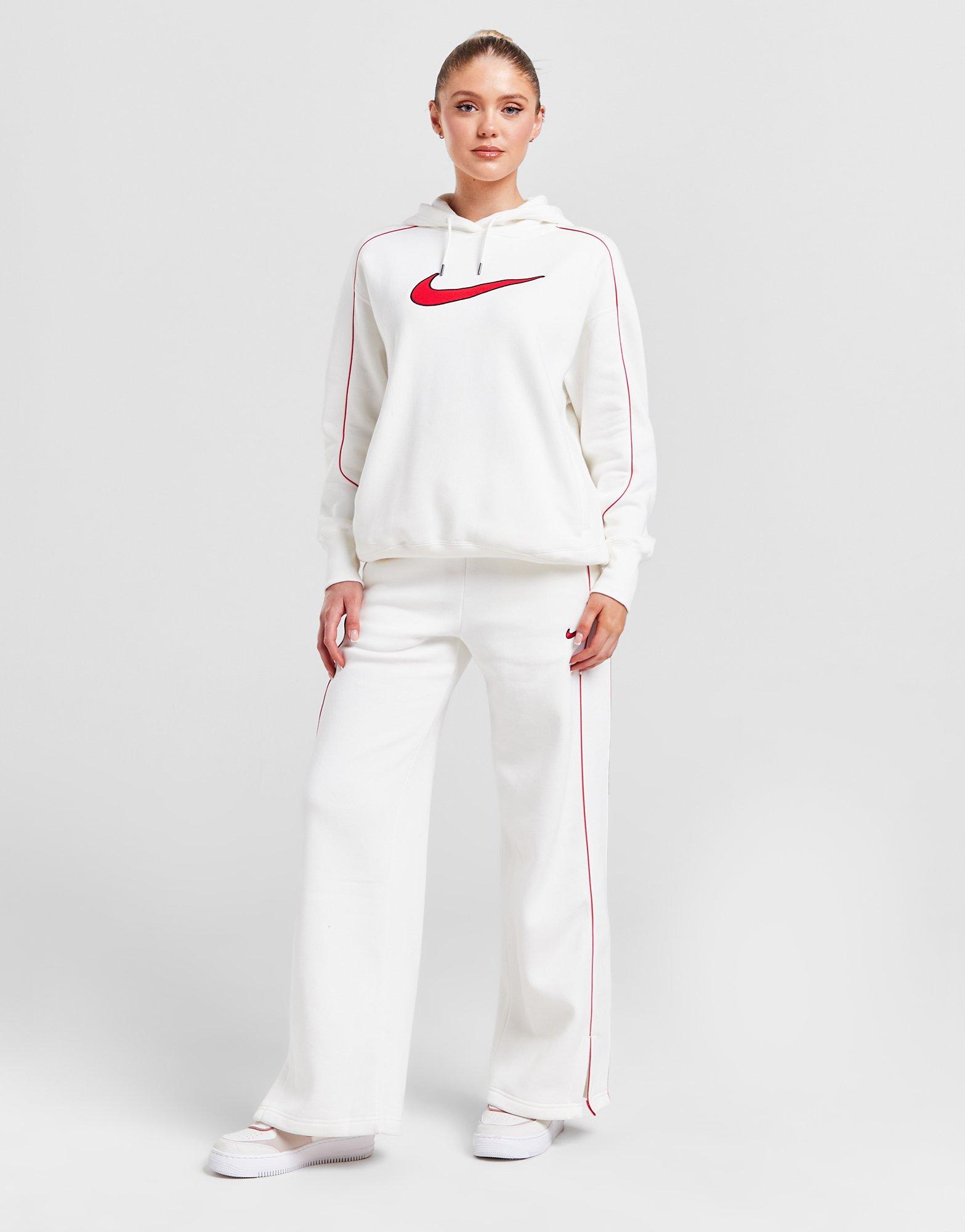 Bluză pentru femei NIKE BLUZĂ CU GLUGĂ NSW FLC OS PO HDY SW FV5311-133 Bej