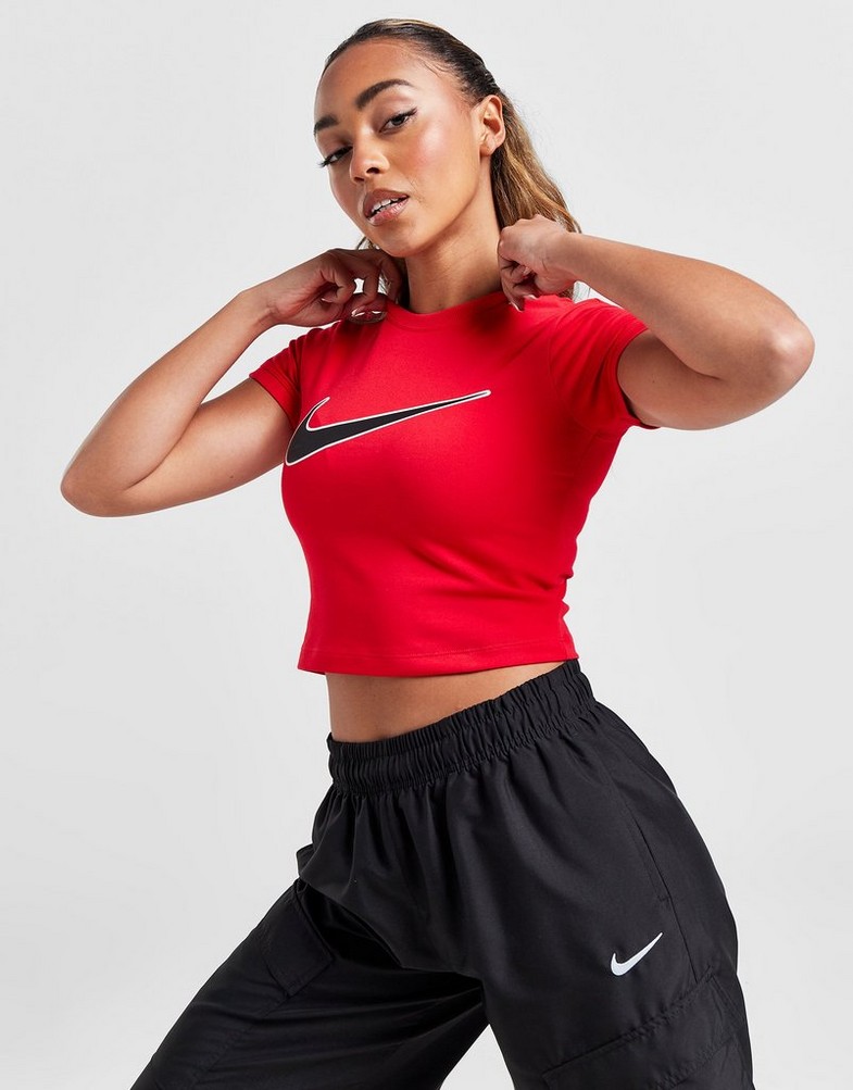 Női póló NIKE PÓLÓ NSW TEE BBY SW FV5310-657 Piros