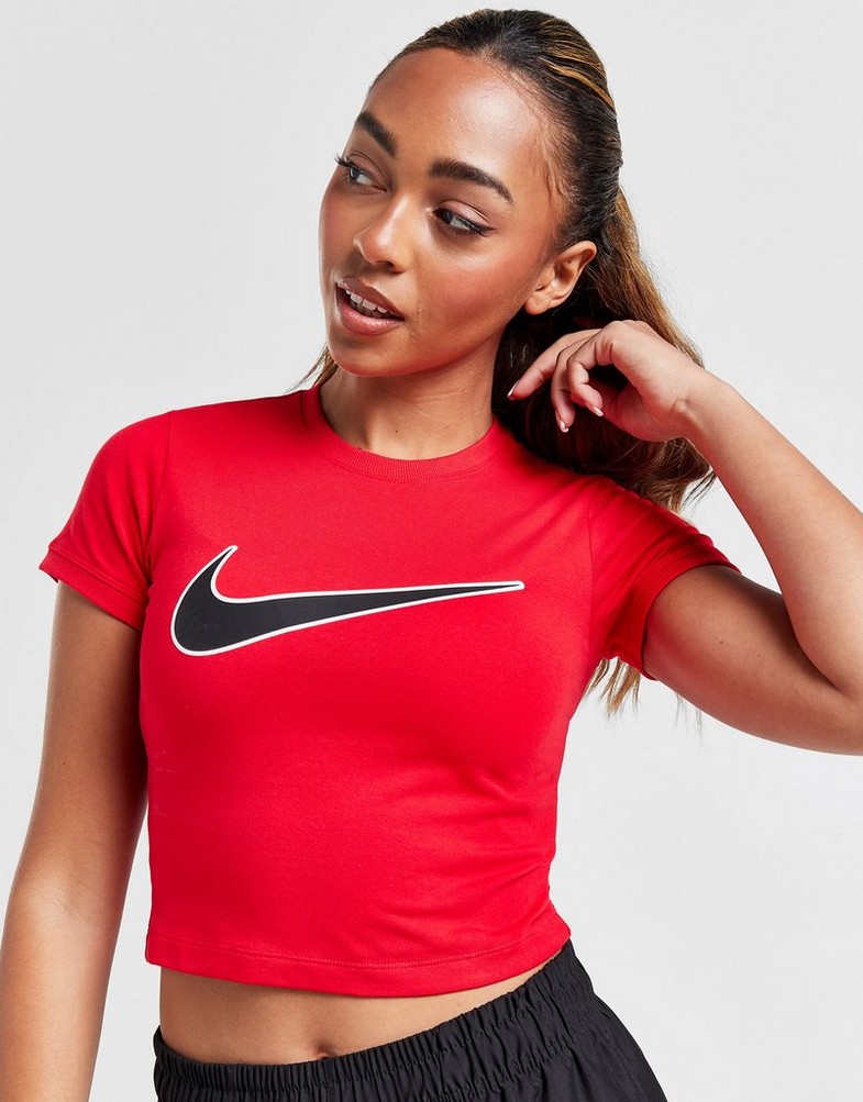 Női póló NIKE PÓLÓ NSW TEE BBY SW FV5310-657 Piros