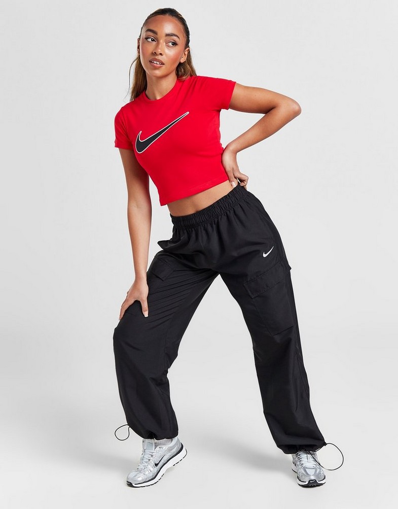 Női póló NIKE PÓLÓ NSW TEE BBY SW FV5310-657 Piros