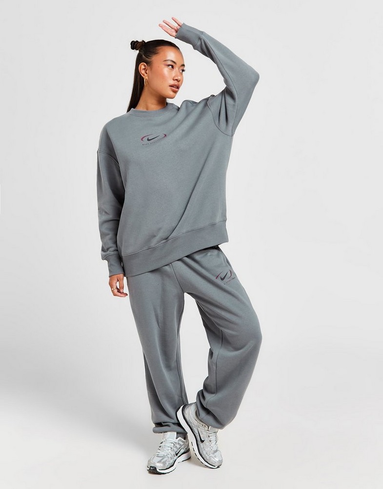 Női pulóver NIKE PULÓVER NSW PHNX FLC OS CREW PRNT SW