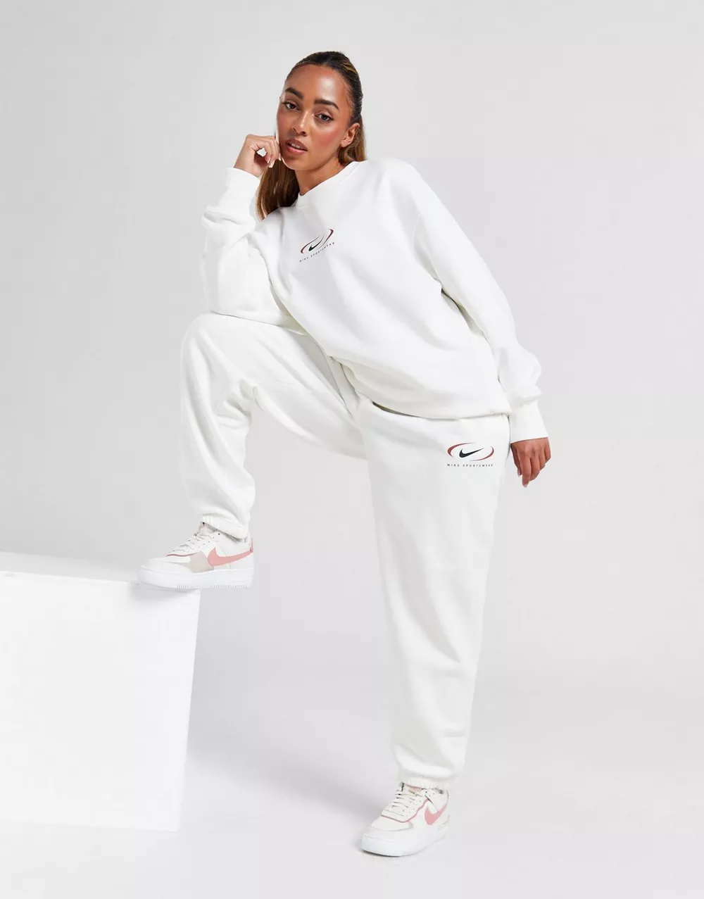 NIKE ШТАНИ NSW PHNX FLC HR OS PANT PRNT, фото 1 з 5