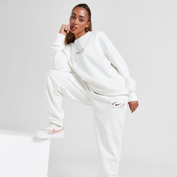 Pantaloni pentru femei NIKE PANTALONI  NSW PHNX FLC HR OS PANT PRNT