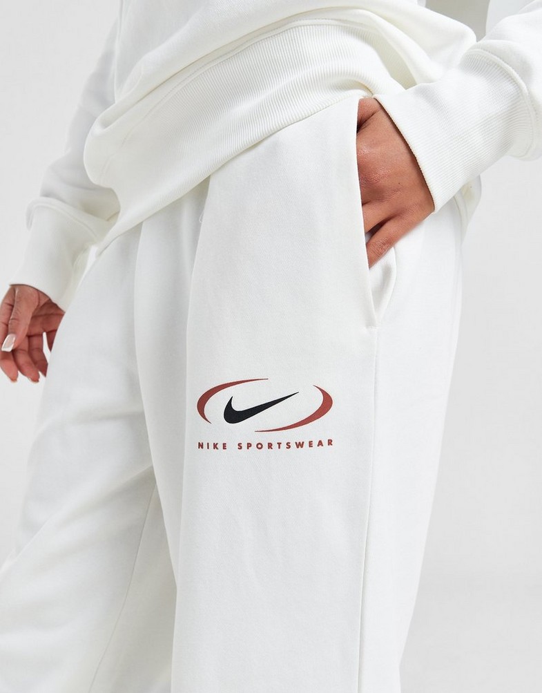 Жіночі штани NIKE ШТАНИ NSW PHNX FLC HR OS PANT PRNT FN7716-133 Бежевий