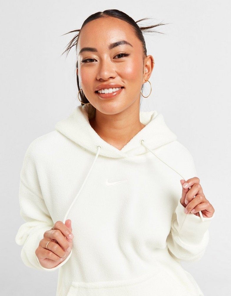Bluză pentru femei NIKE BLUZĂ CU GLUGĂ NSW PLSH PO HOODIE DQ6840-133 Bej