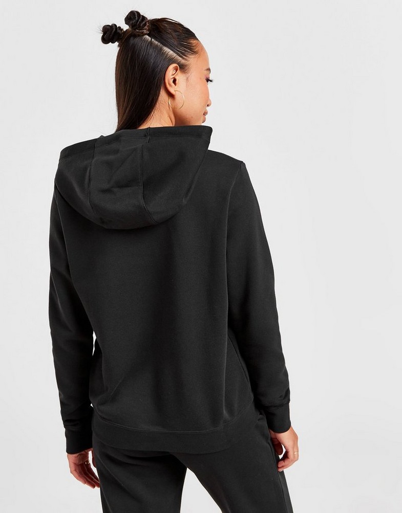 Bluză pentru femei NIKE BLUZĂ W NSW PE CLB FLC SHINE OS PO FB8763-010 Negru