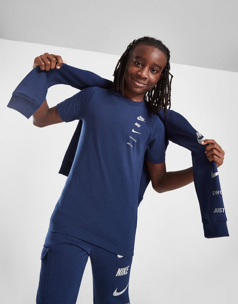 Gyerek póló NIKE PÓLÓ NSW SI GRAPHIC TEE FV2339-410 Sötétkék