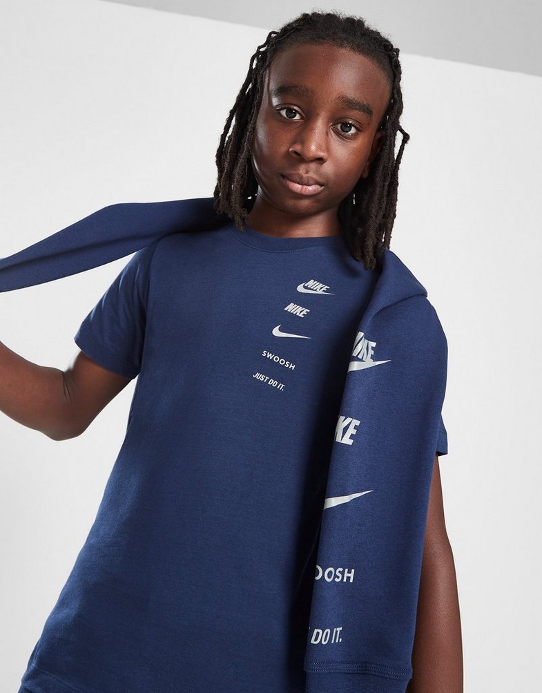 Gyerek póló NIKE PÓLÓ NSW SI GRAPHIC TEE FV2339-410 Sötétkék