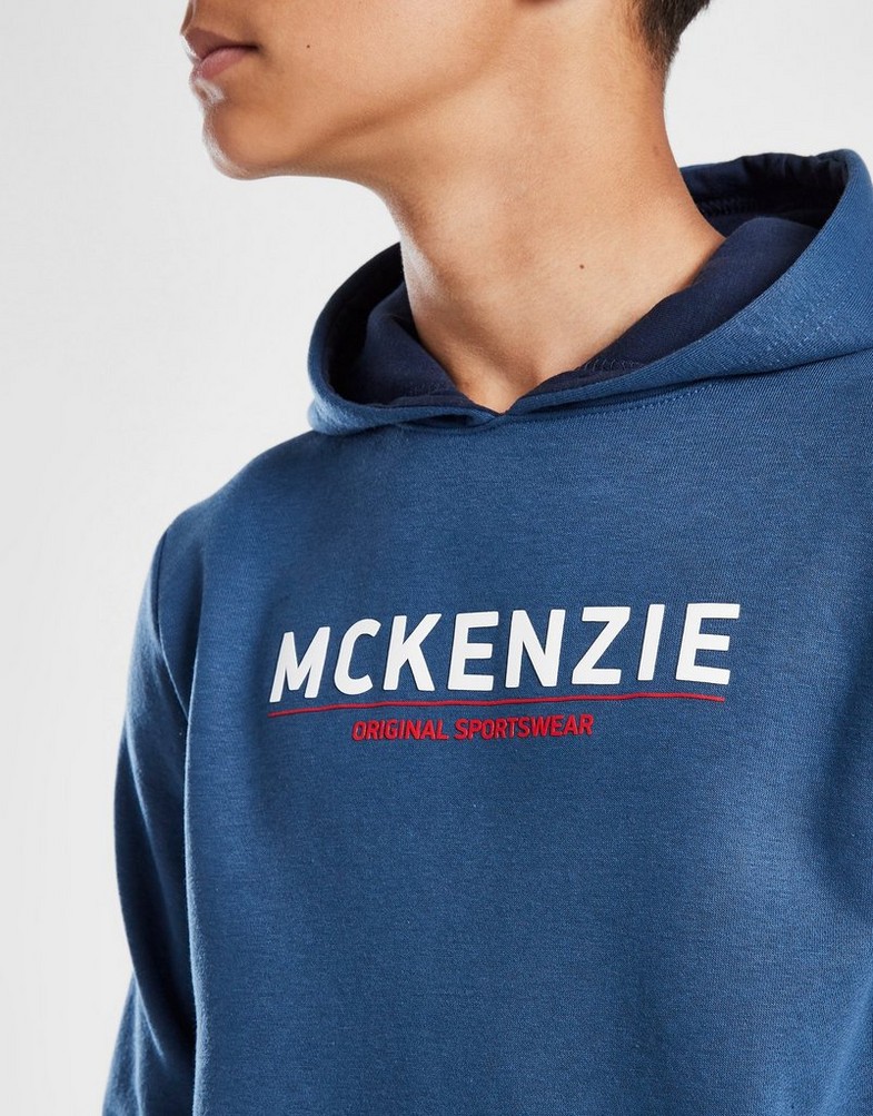MCKENZIE BLUZĂ CU GLUGĂ ESS LOGO HOOD BLUE MCKTJ15998101 Bleumarin
