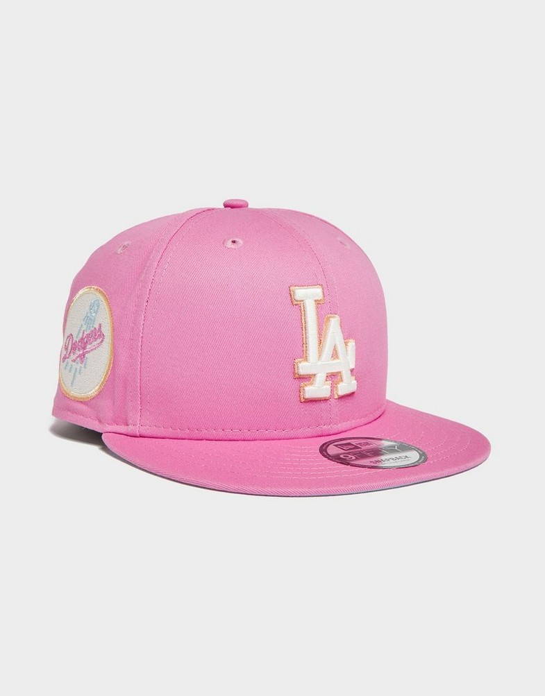 Férfi sapká NEW ERA SAPKA PASTEL PATCH 9FIFTY LA DODGERS LOS ANGELES DOD 60358064 Rózsaszín