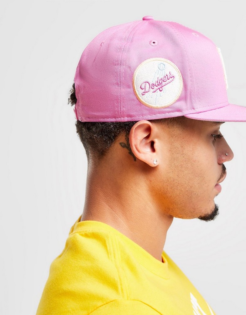 Férfi sapká NEW ERA SAPKA PASTEL PATCH 9FIFTY LA DODGERS LOS ANGELES DOD 60358064 Rózsaszín