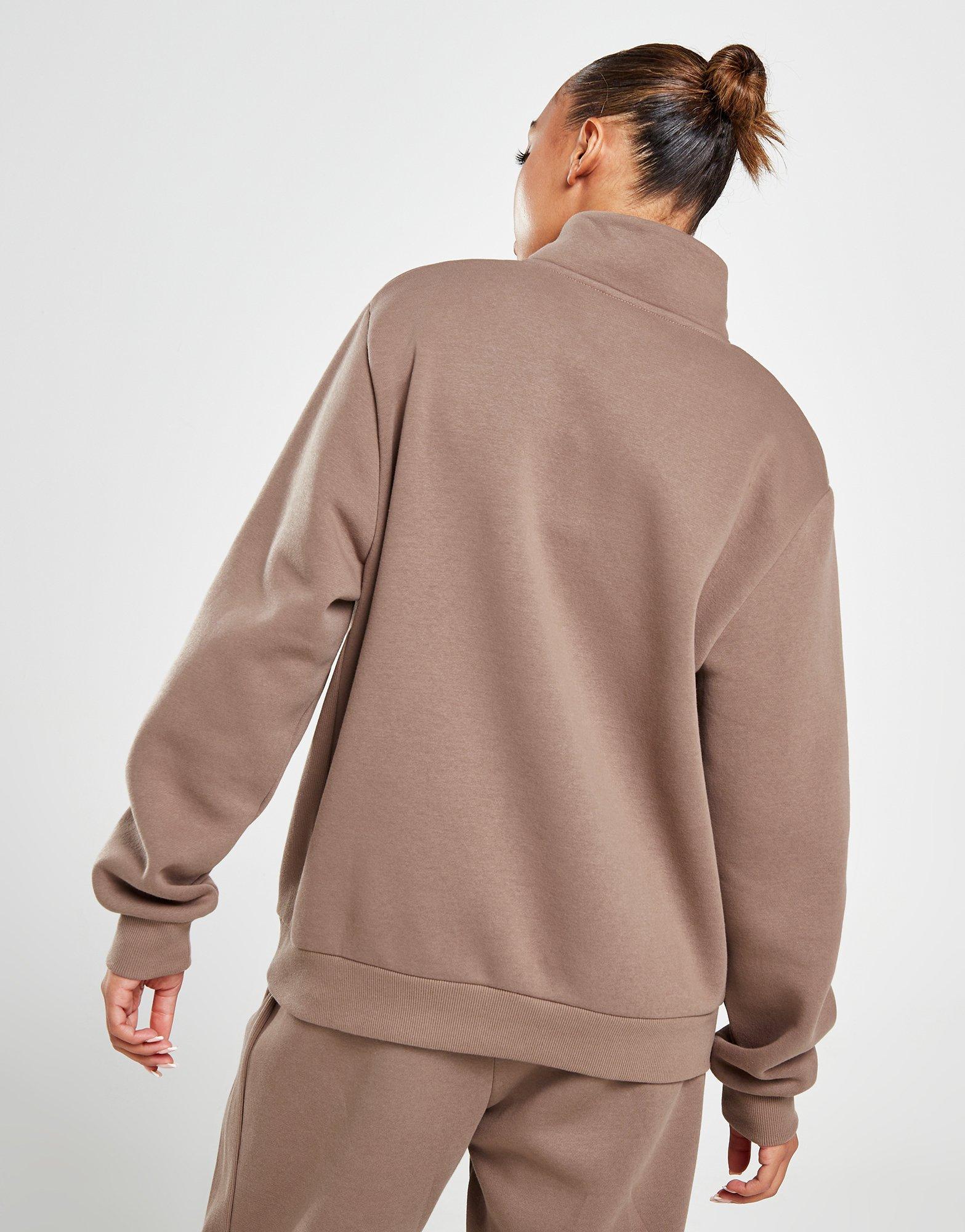 Ženski gornji dio trenirke FILA VESTA RASKOPČANA FILA EMERY BRN FW23JDW003EMERYBRN smeđa