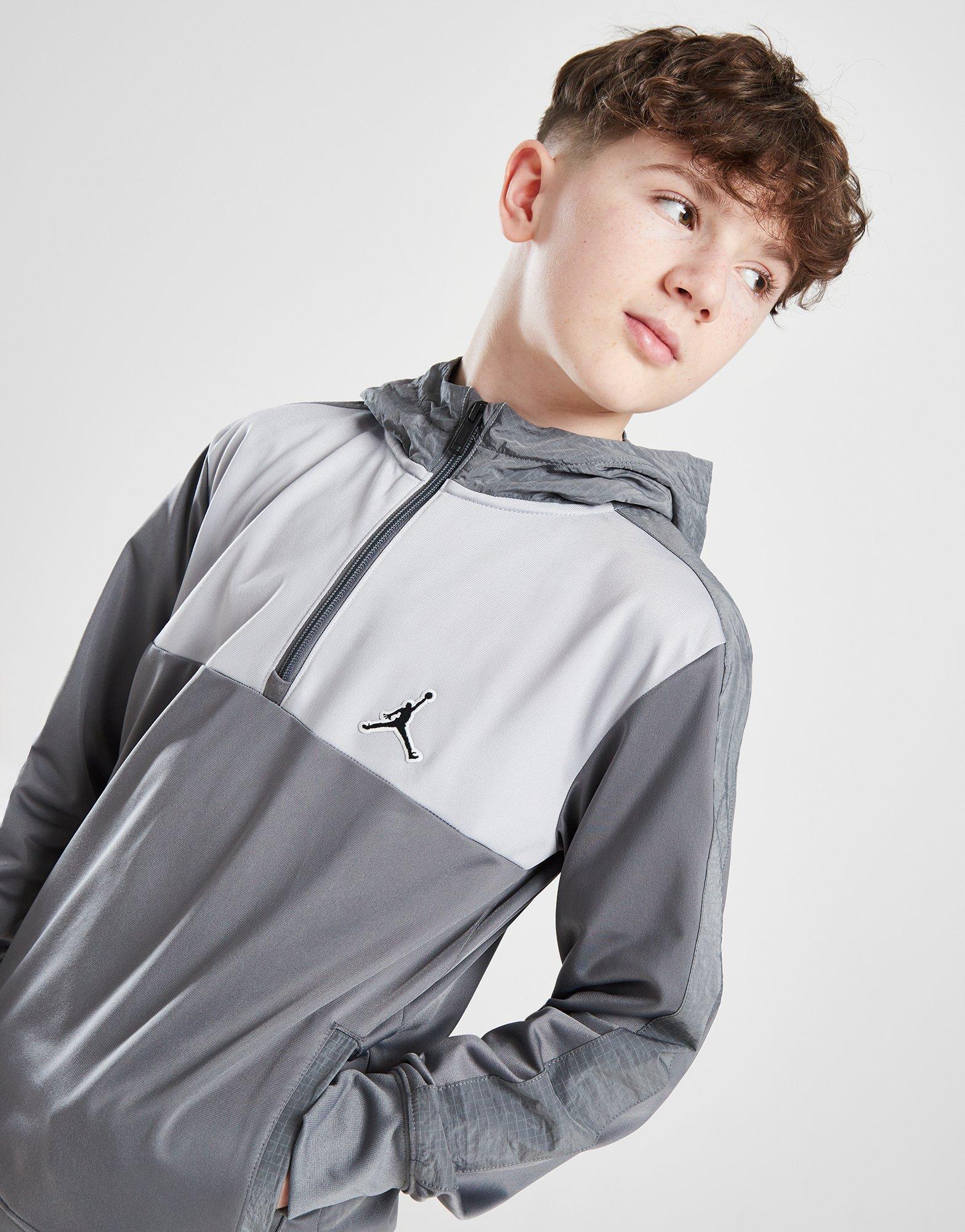 Детски анцуг JORDAN КОМПЛЕКТ WVN PNL CRGO OH SUIT GRY/BLK B 95D036-M19 Сив