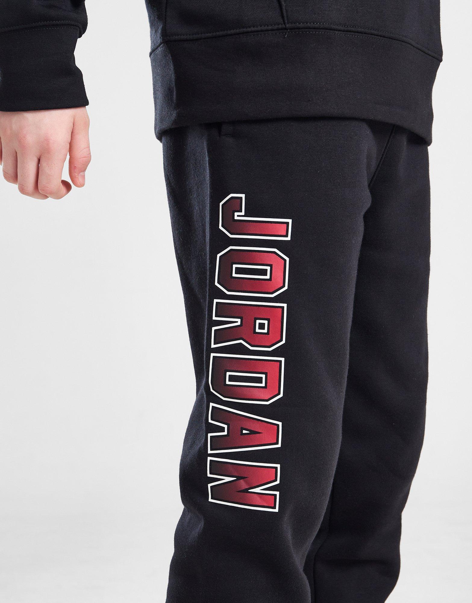 JORDAN NADRÁG FADE COLG JOG BLK/RD B 95D092-023 Fekete