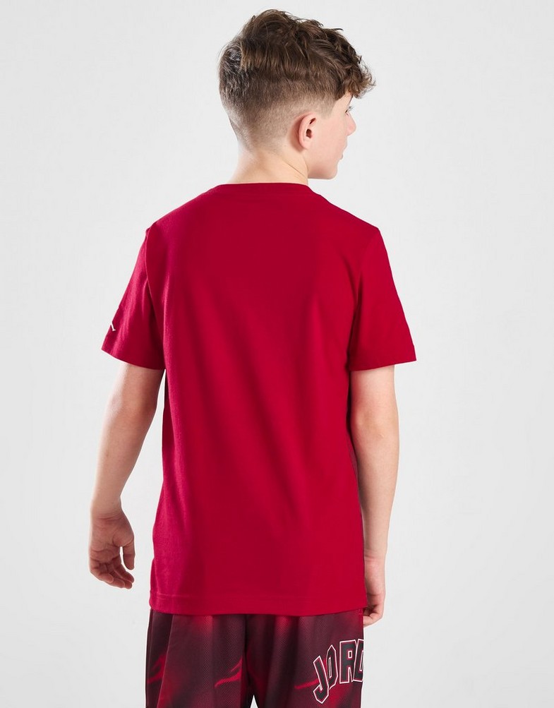 Koszulka, t-shirt dziecięcy JORDAN T-SHIRT FADE COLG T RED/WH B