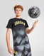 JORDAN T-SHIRT FADE COLG T BLK/YEL B