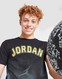 JORDAN T-SHIRT FADE COLG T BLK/YEL B