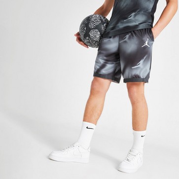 Detské krátke nohavice JORDAN ŠORTKY  FADE COLG MESH SHRT BLK/YEL B