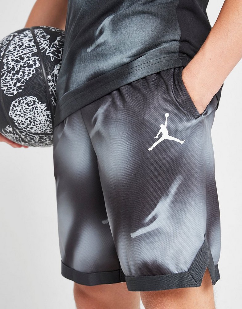 Дитячі шорти JORDAN ШОРТИ FADE COLG MESH SHRT BLK/YEL B 95D046-023 Чорний