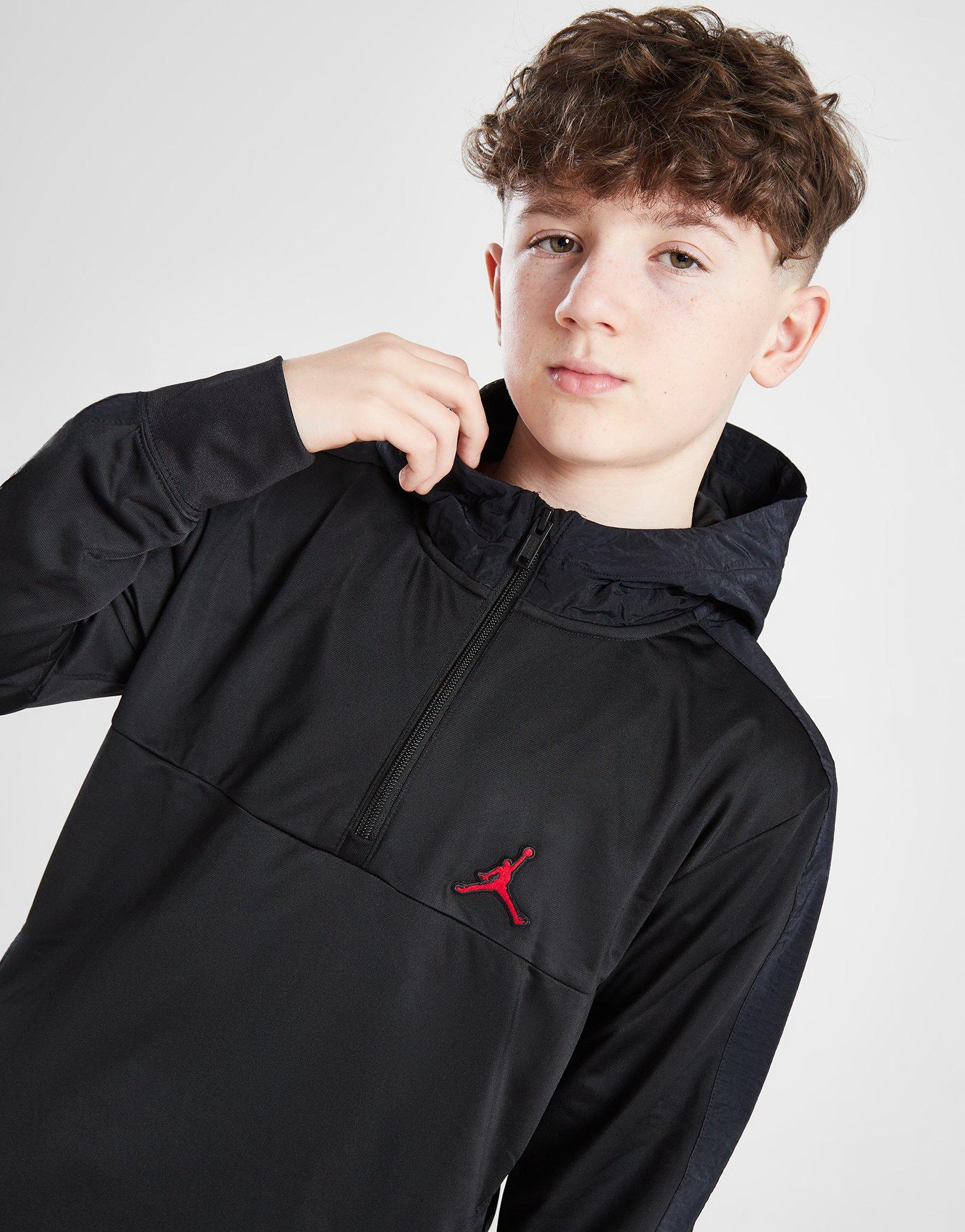 Vaikiški sportiniai kostiumai JORDAN KOMPLEKTAS WVN PNL CRGO OH SUIT BLK/RED B 95D036-023 Juoda