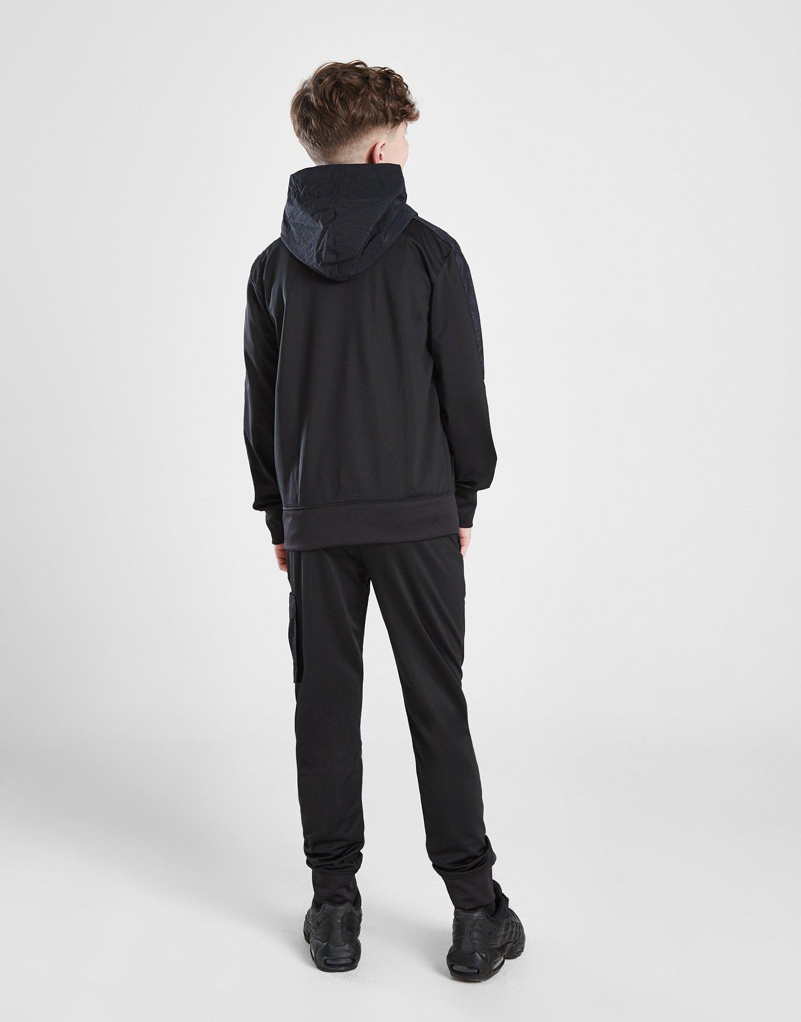 Vaikiški sportiniai kostiumai JORDAN KOMPLEKTAS WVN PNL CRGO OH SUIT BLK/RED B 95D036-023 Juoda