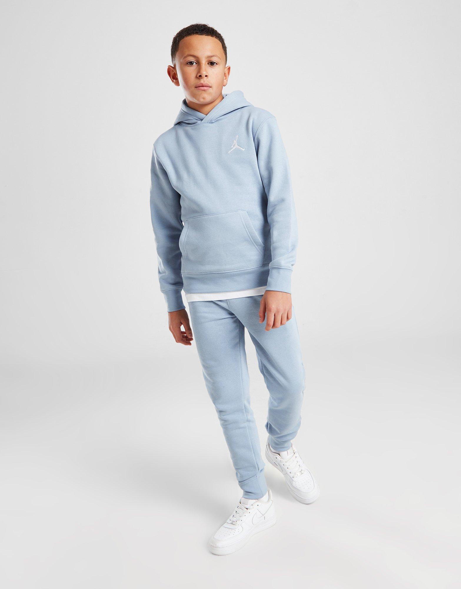 Dječji gornji dio trenirke JORDAN VESTA S KAPULJAČOM MJ ESSENTIALS PO HOODIE B 95C551-B18 plava