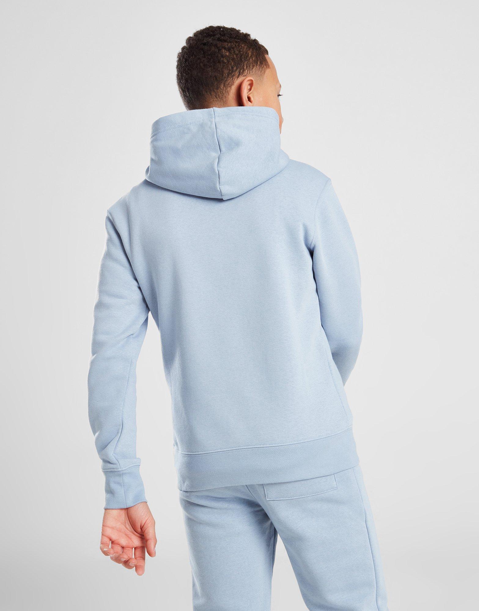 Dječji gornji dio trenirke JORDAN VESTA S KAPULJAČOM MJ ESSENTIALS PO HOODIE B 95C551-B18 plava